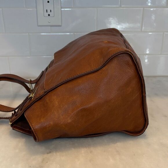 Fossil Purse Handbag Tessa Leather Satchel Shoulder Bag Pocketbook - Picture 9 of 16